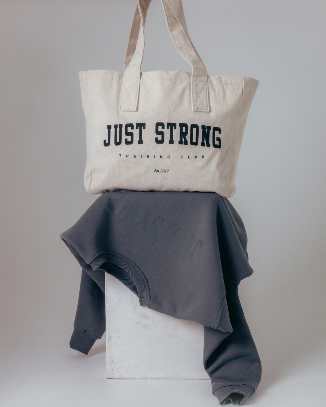 Just Strong Tote Bag - Natural Stone