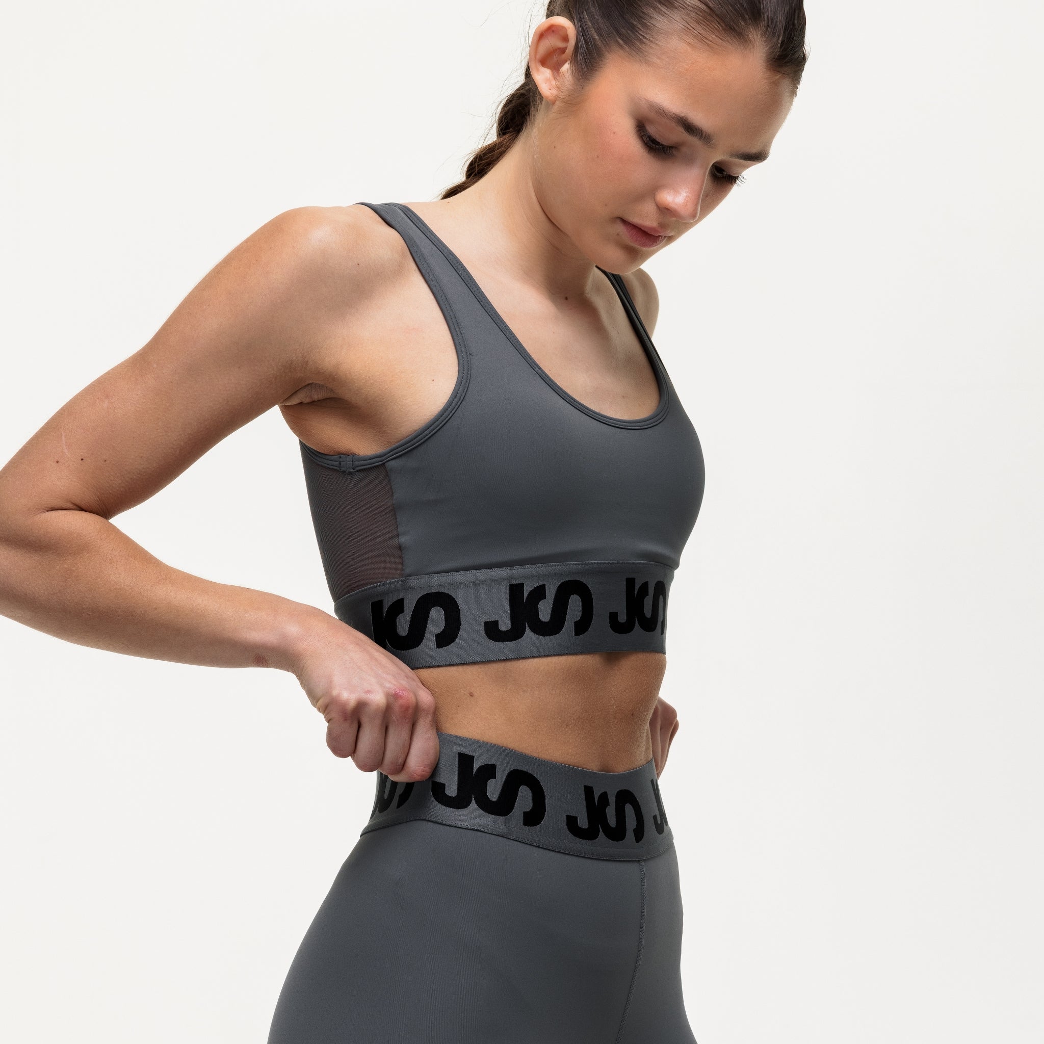 Airflow Medium Support Bra - Slate/Black