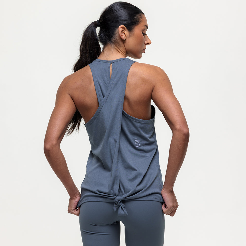 Chandra Tie Tank - Graphite
