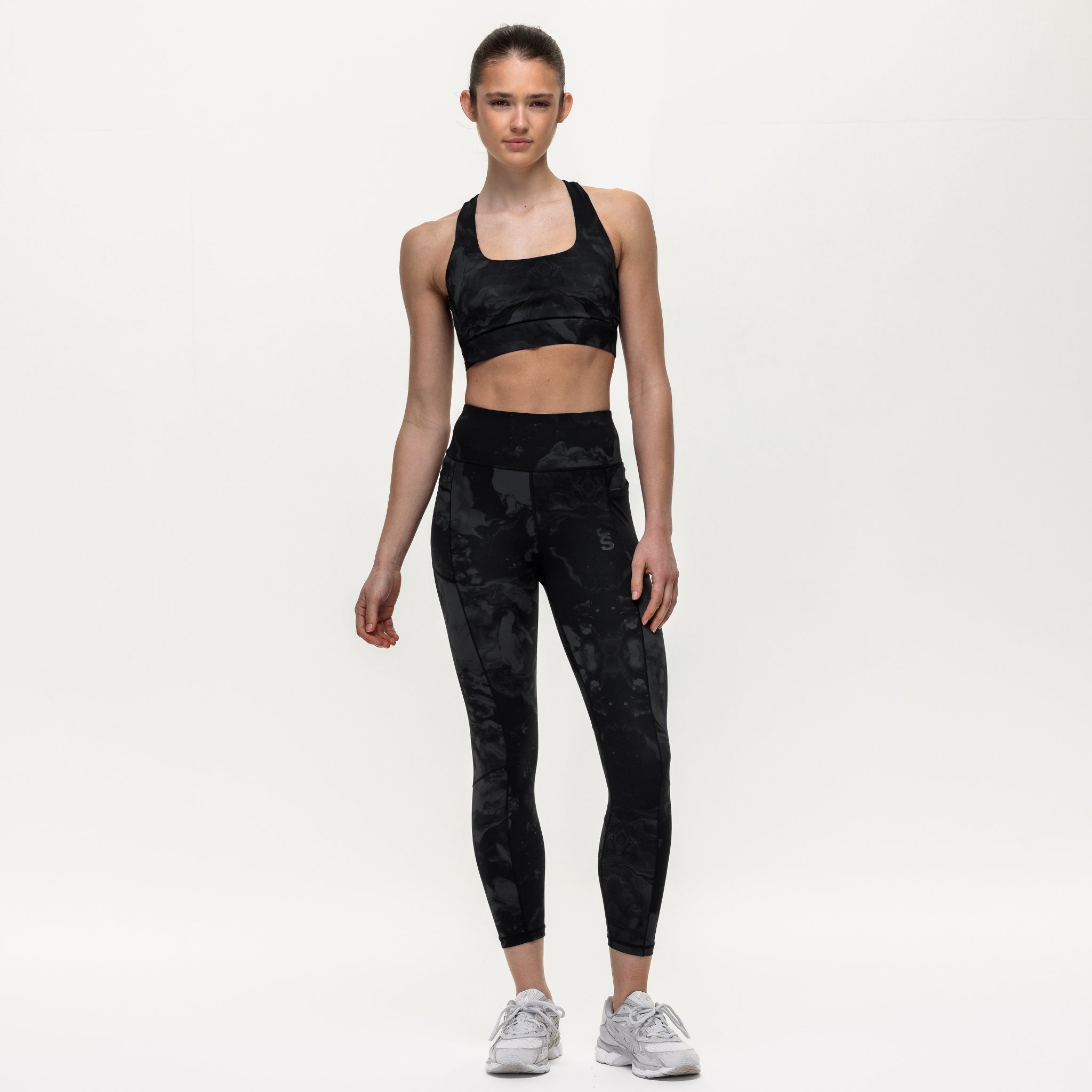 Flex Medium Support Bra - Slate Marble