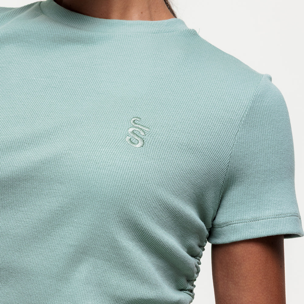 Shanti Ruched Tee - Seamoss