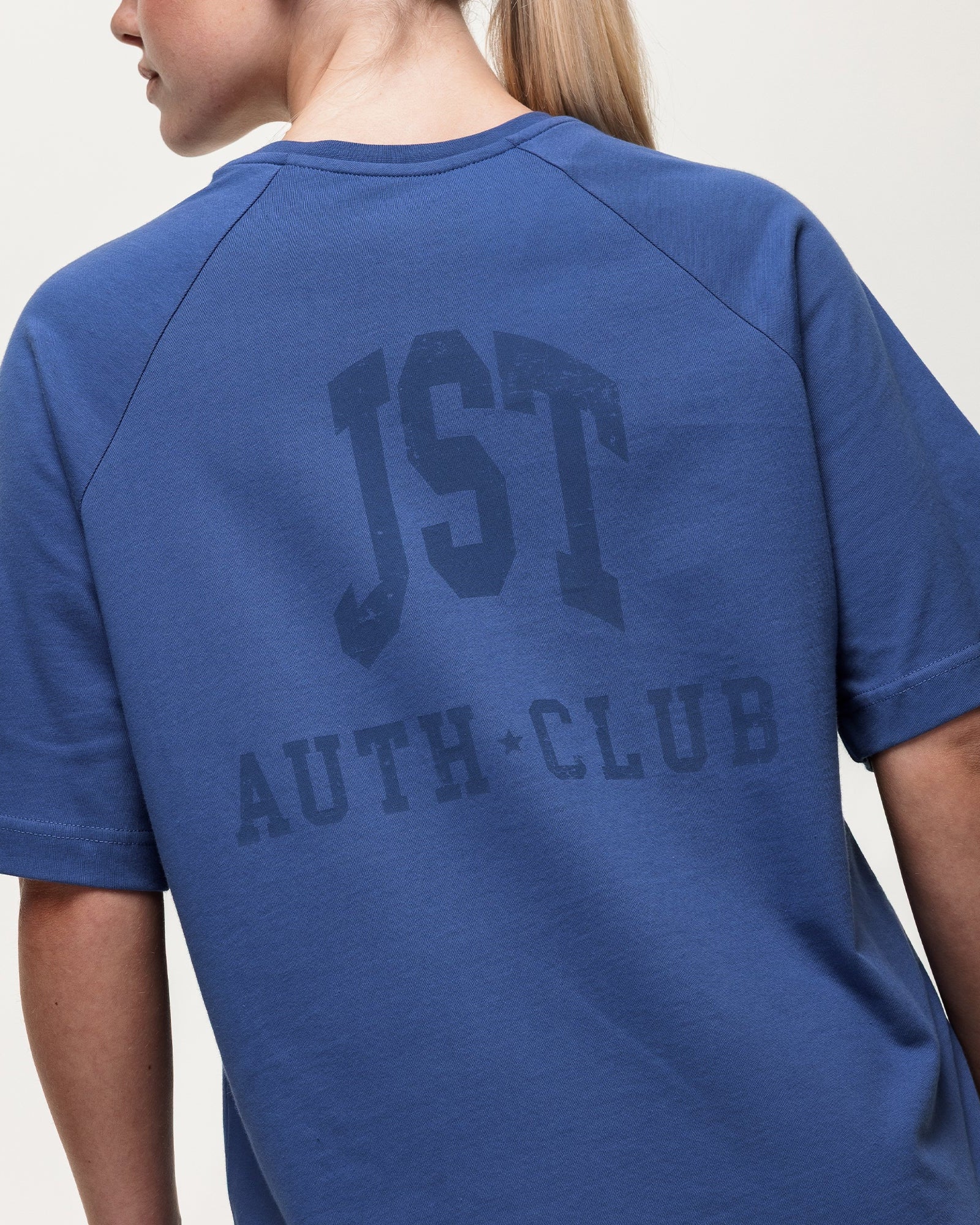 Laid Back Over Sized Tee - Vintage Indigo