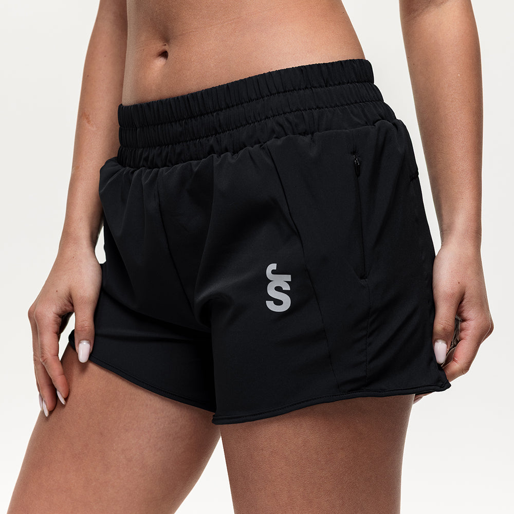 Tempo Lite High Rise Short - Black Onyx