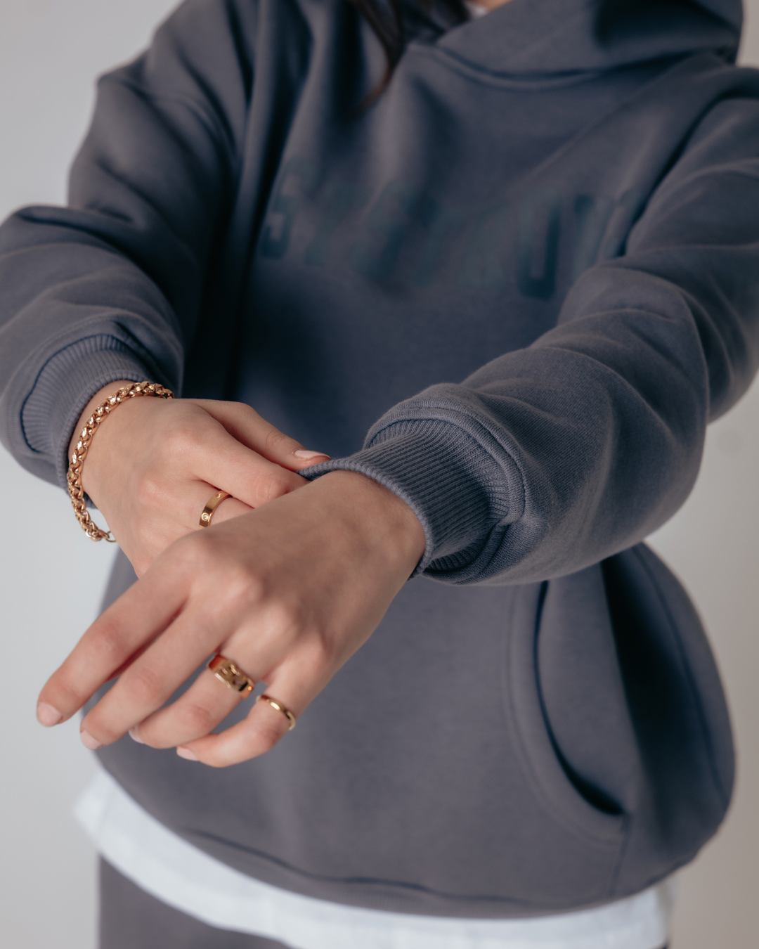 Essentials Oversized Hoodie - Graphite