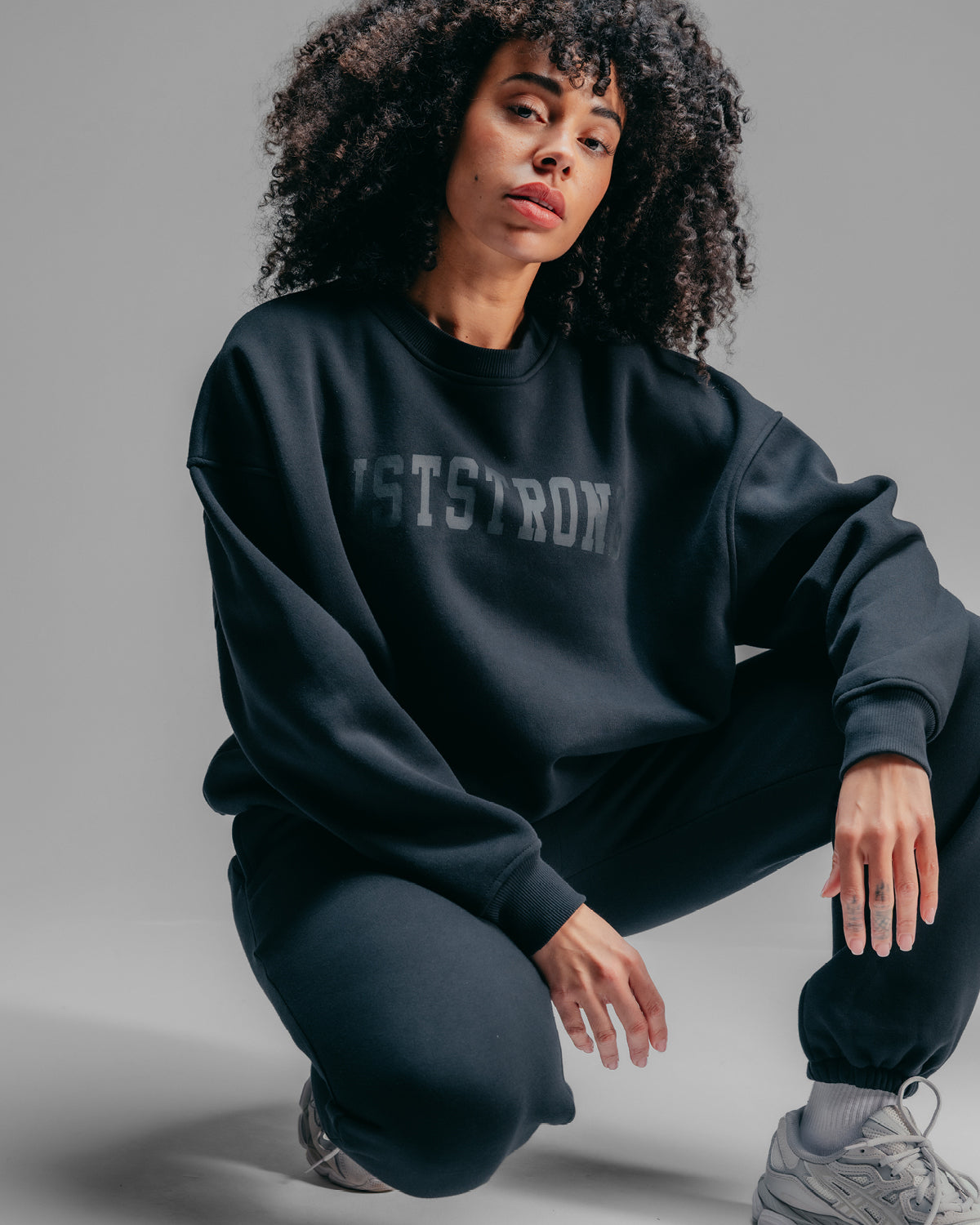 Essentials Oversized Sweatpants - Black