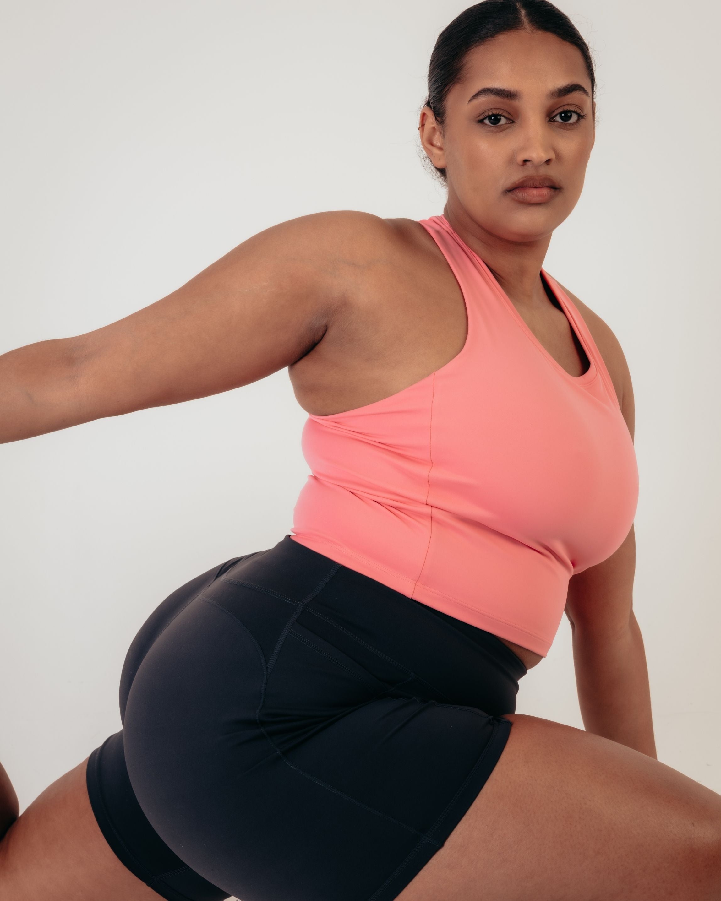 Training Crop Tank - Pink Lemonade