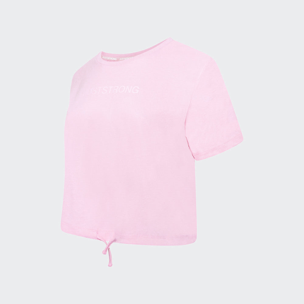 Everyday Drawstring Tee - Bubblegum Pink