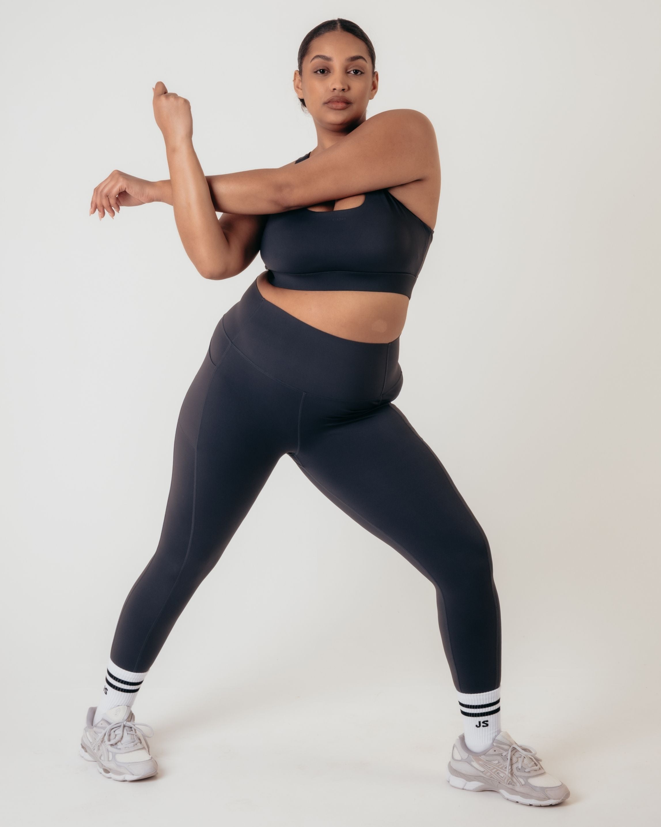 Flex Medium Support Bra - Black