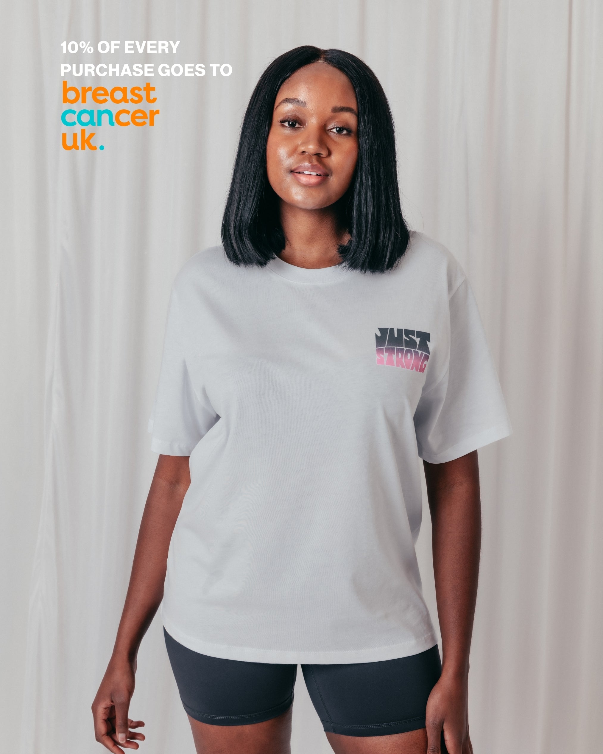 Take Up Space Boyfriend Tee - White