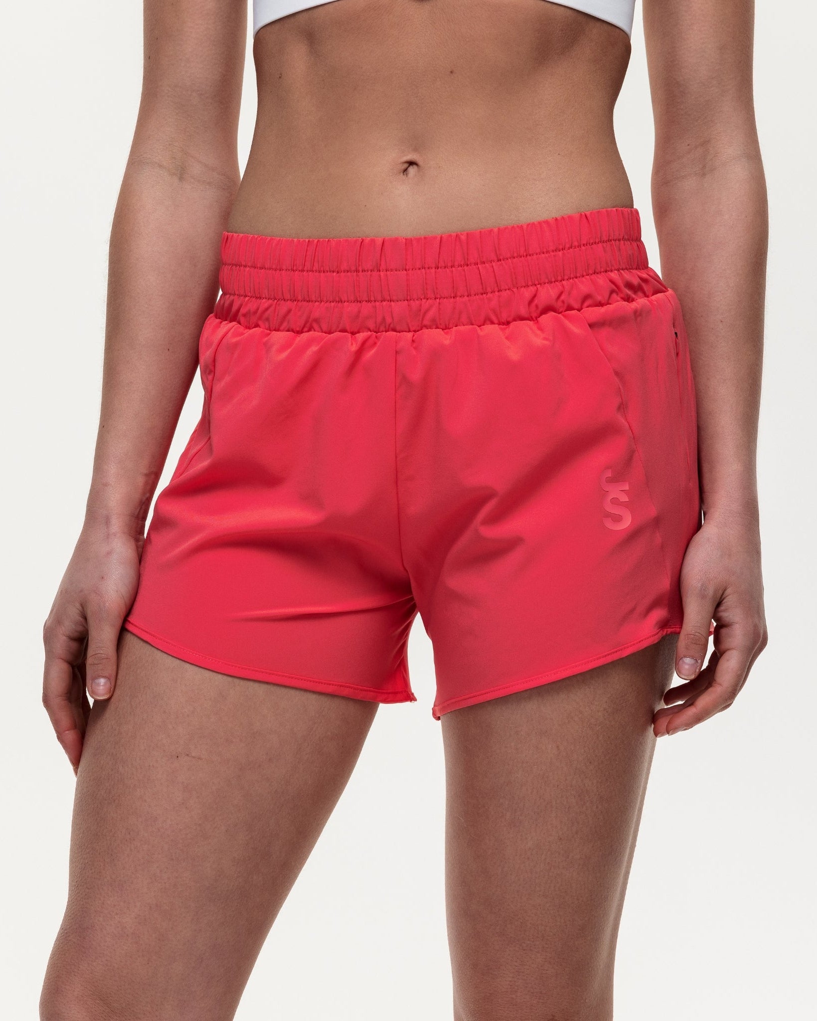 Tempo Lite High Rise Short - Coral