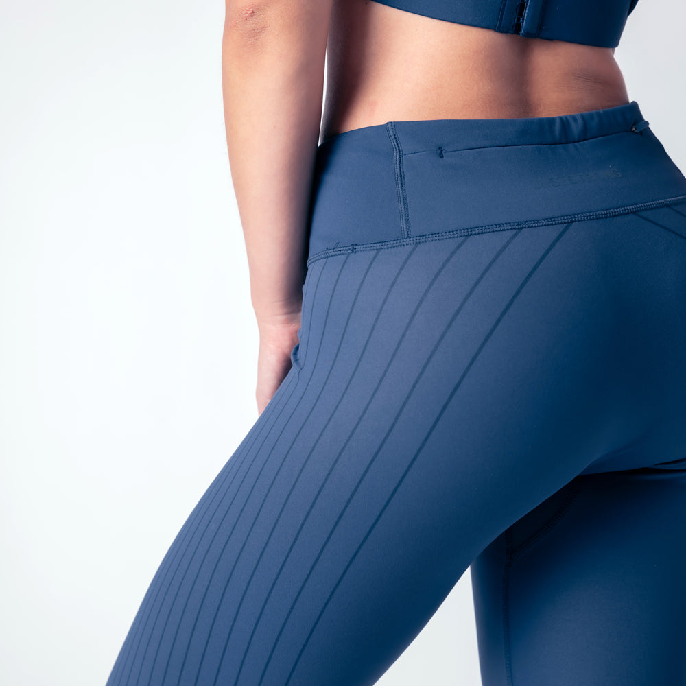 Agility Workout Leggings - True Navy