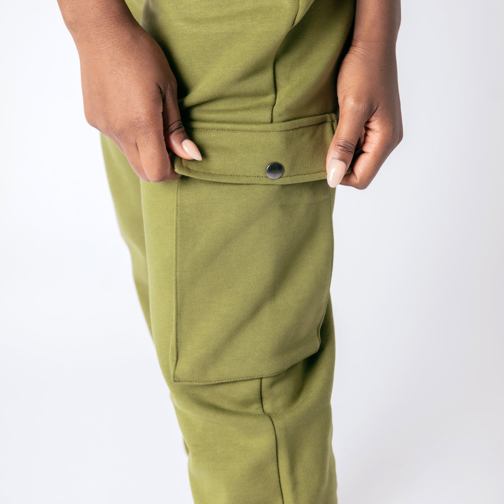 Cargo Joggers - Military Green