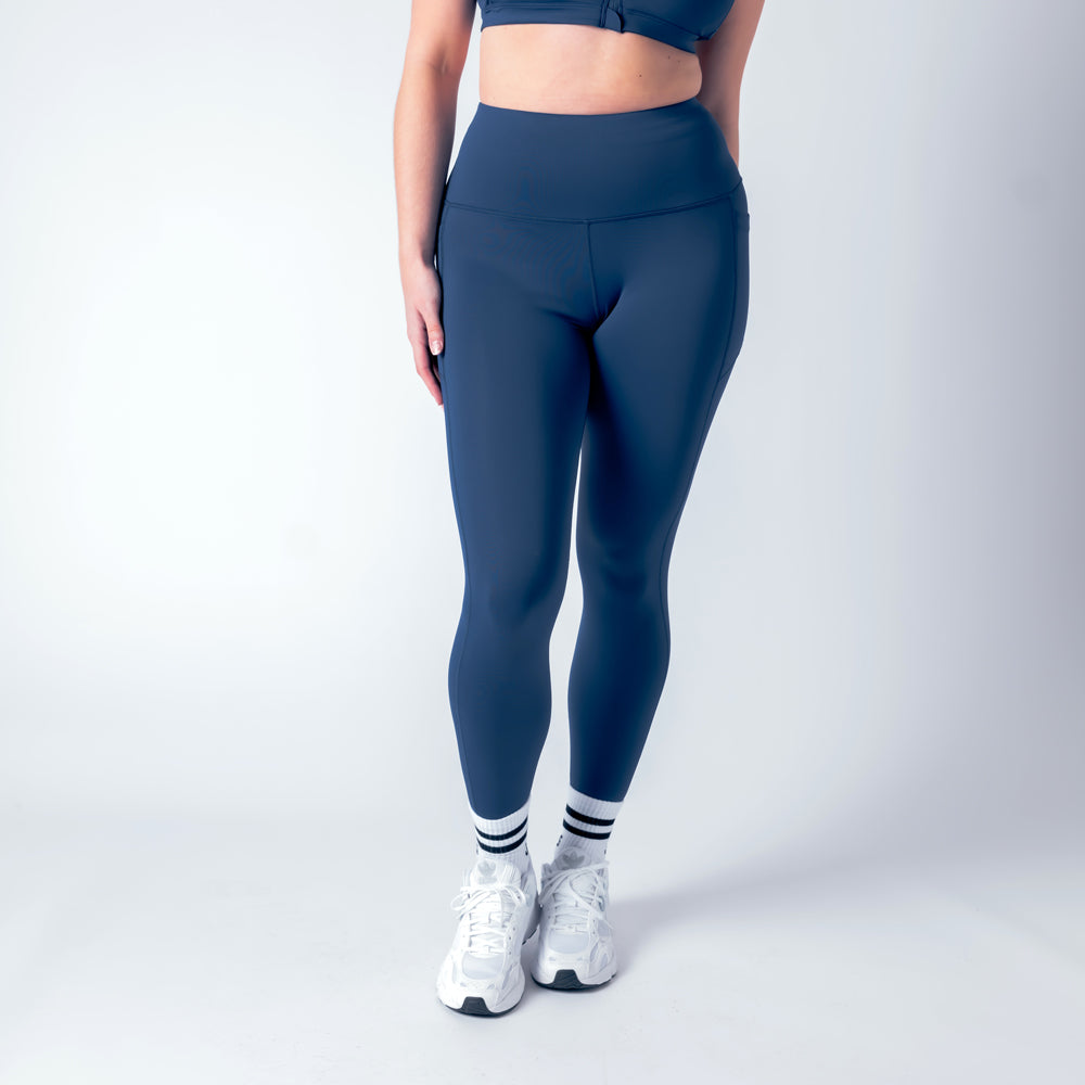 High Rise Genesis Leggings - True Navy