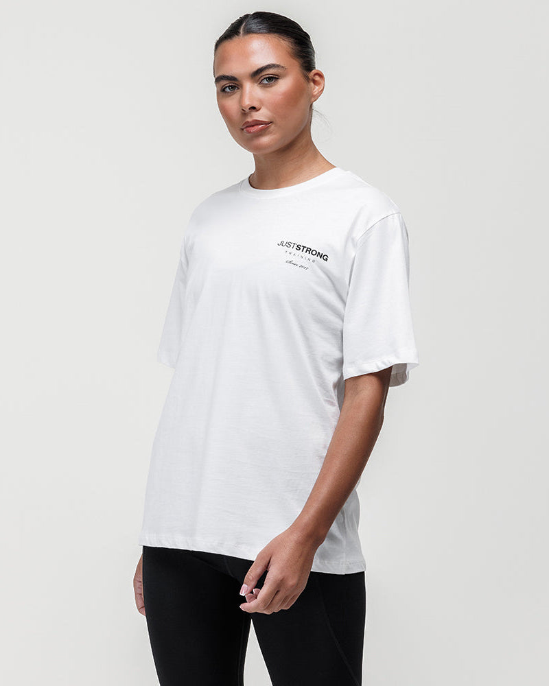 Motion Boyfriend Lift Heavy Graphic Tee - Off White
