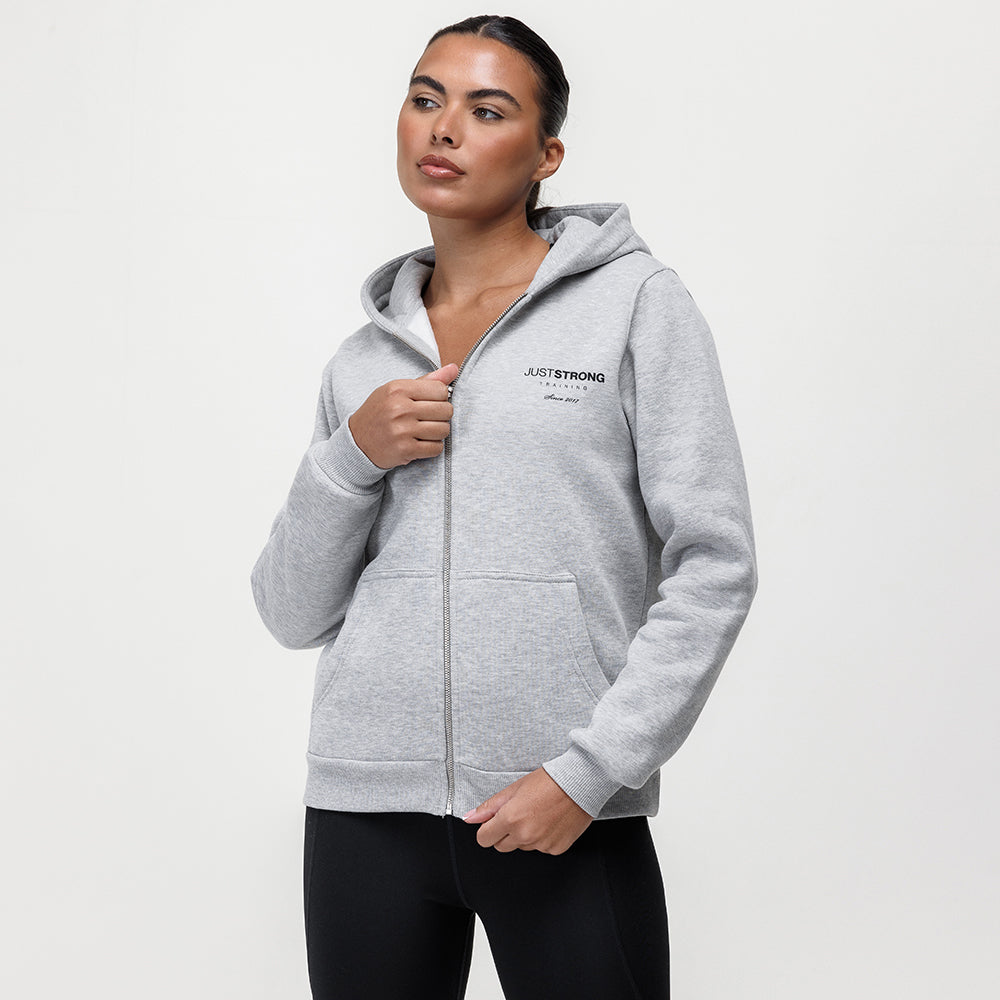 Training Essentials Motion Zip Hoodie - Grey Marl