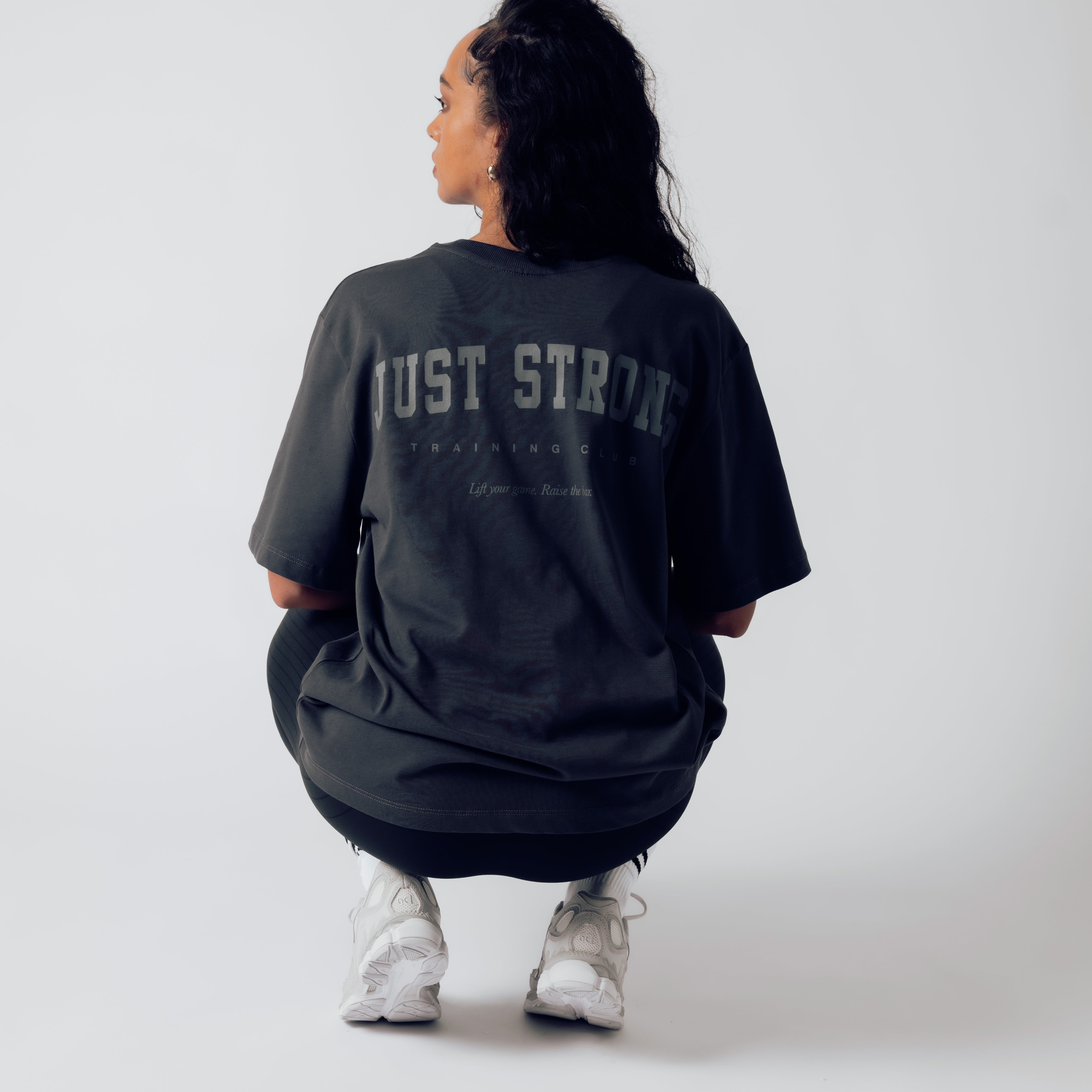 Training Club Oversized Tee - Washed Black